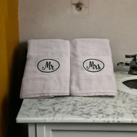 Mr & Mrs Towel Set