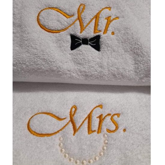 Mr & Mrs Towel Set