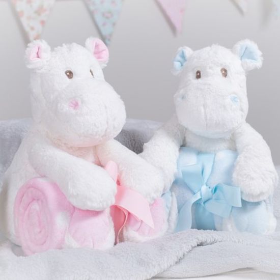 Hippo Blanket Gift Set