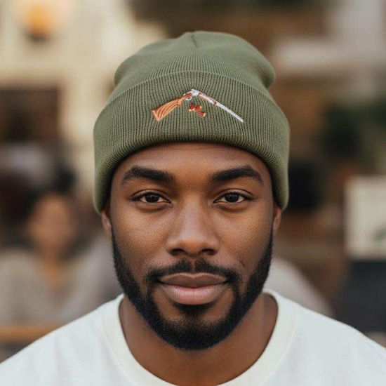 Beanie Hat Shooting Themed Designs