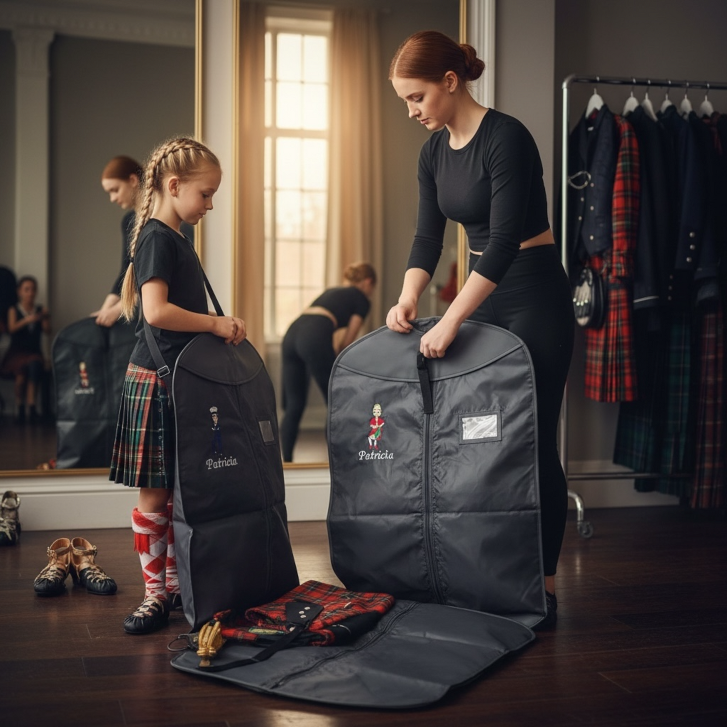 Highland Dance Kilt Carrier Hornpipe Design