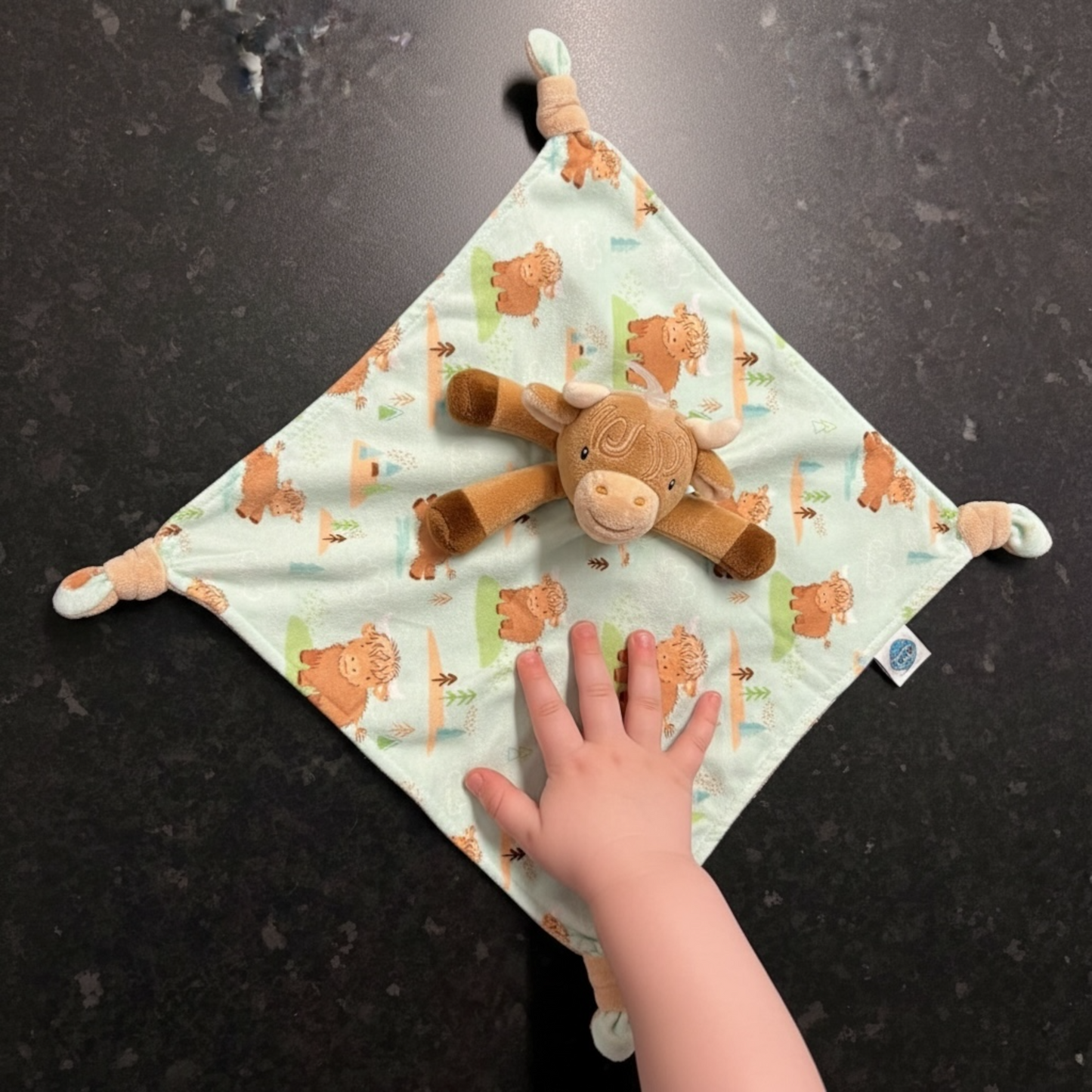 Hetty Highland Cow Lovey Blanket