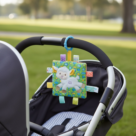 Lamb Taggy Crinkle Me Baby Book