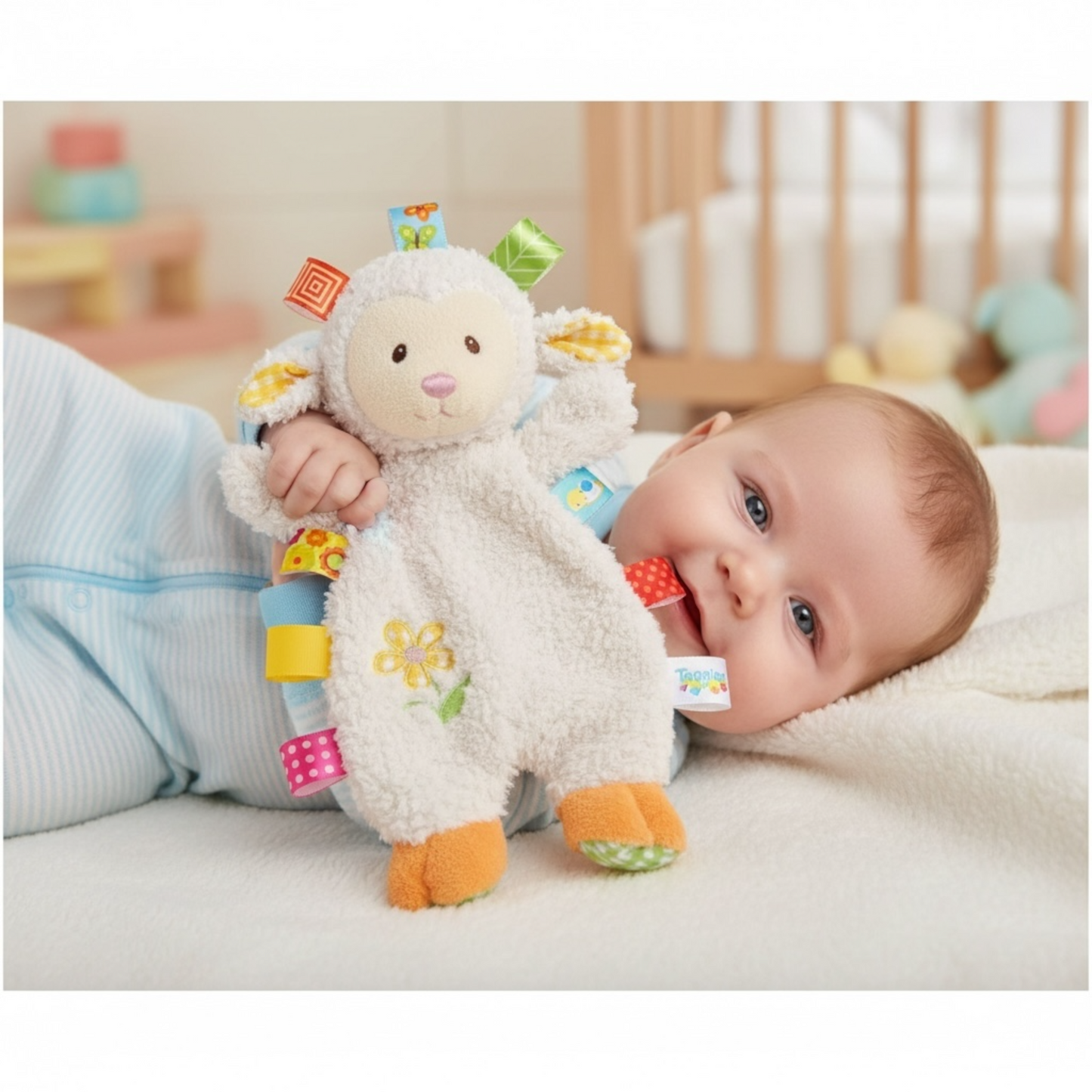 Sherbet Lamb Lovey Soft Toy