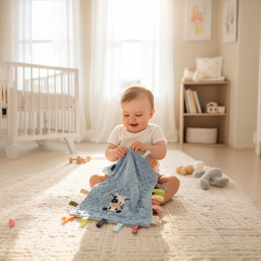 Kids Cow Taggy Comforter