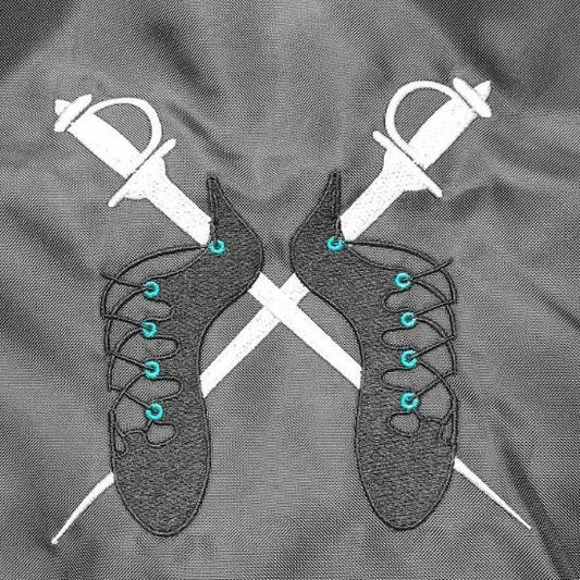 Highland Dance Kilt Carrier Pumps & Swords Design