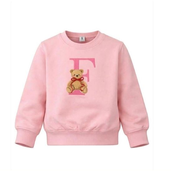 Pink Graphic Sweatshirt, Stylish Statement Lettering Jumper